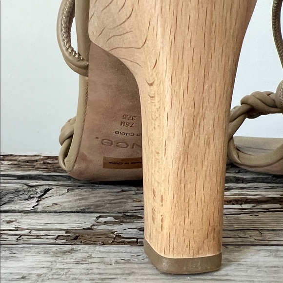 NWOT VINCE Quenelle Braided Strappy Heel Sandals EUR 37.5 USA 7.5 - Picture 9 of 15